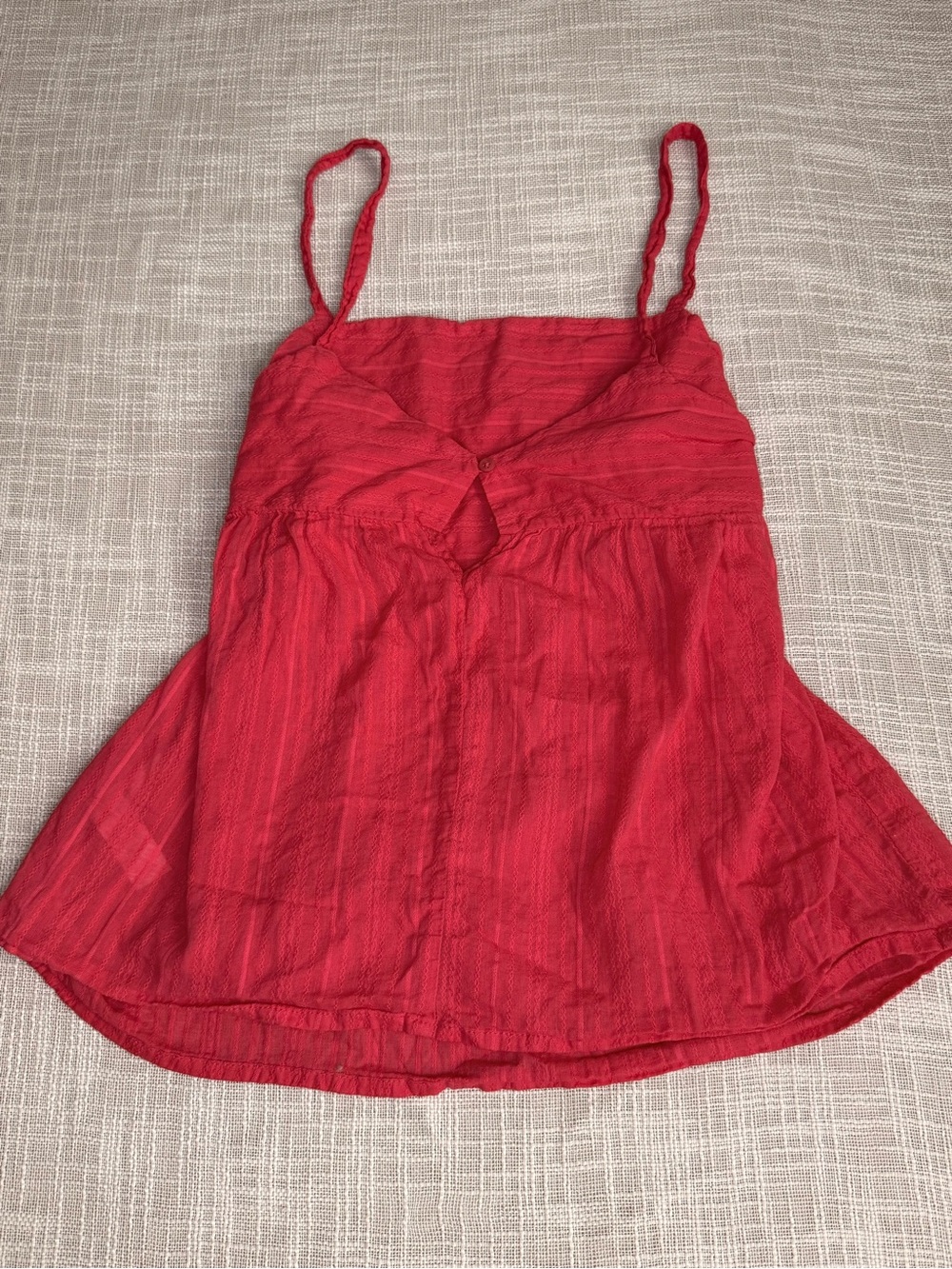 Joe Fresh Pink Cotton Babydoll Cami Tank Top Medium Boho Summer